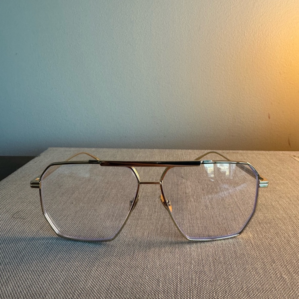Bottega Veneta Gold Sunglasses